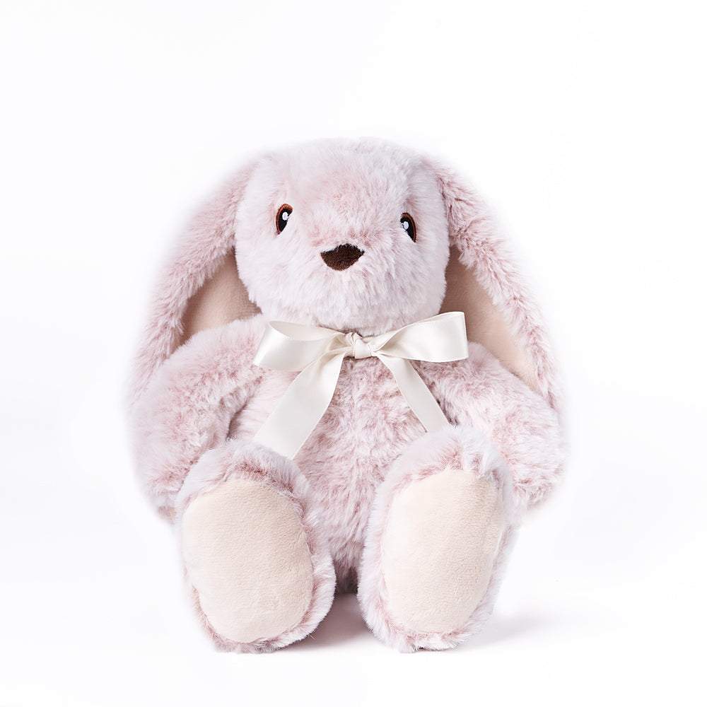 Silky Ribbon Bunny Plush – how the gift is presented