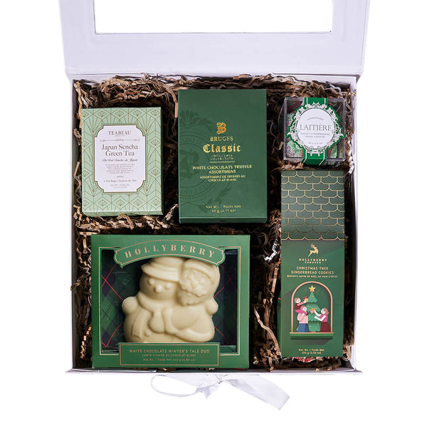 Holiday Green Tea Gift Box Christmas gift baskets Connecticut