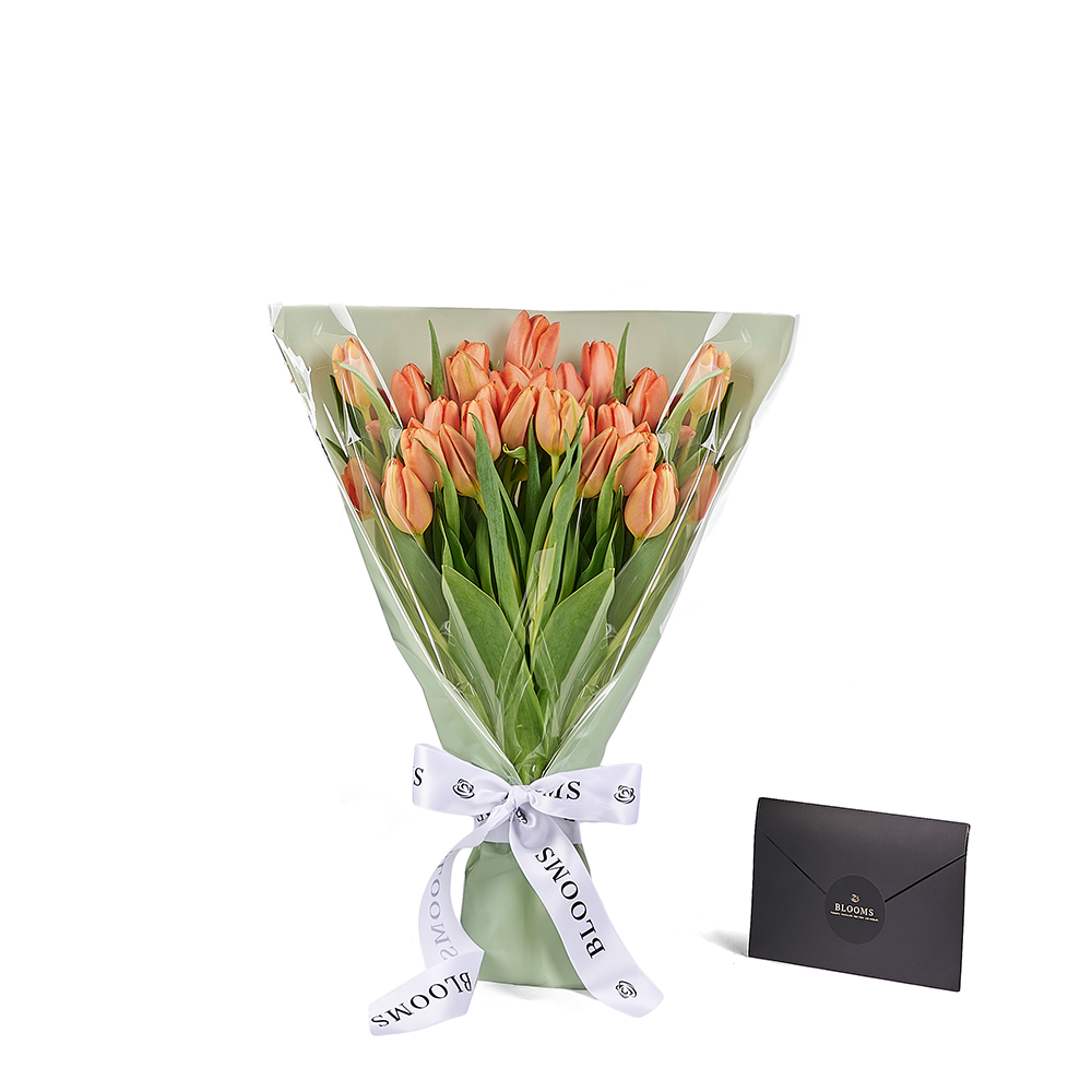 Midsummer Night Tulip Bouquet, tulip gift, tulip, flower gift, flower, seasonal flower gift, seasonal flower, Connecticut delivery