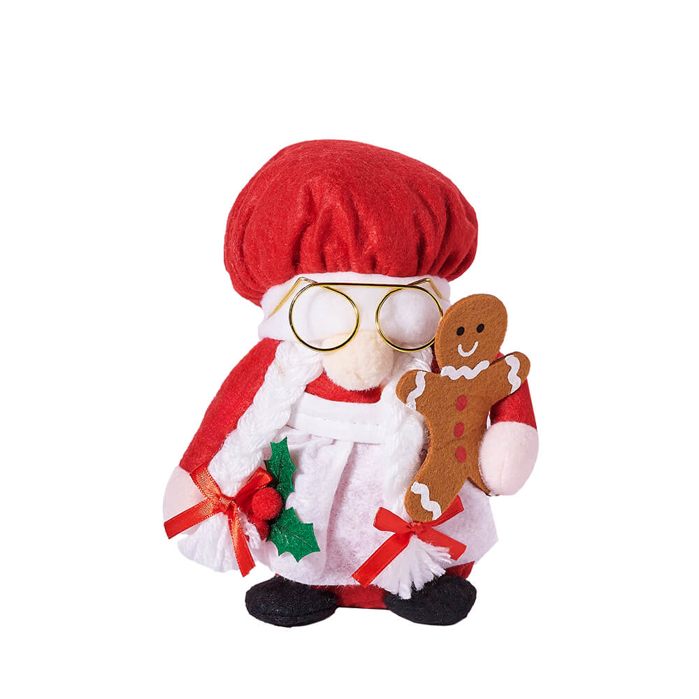 Festive Holiday Plush Toy Gift Basket with Holly Decorations – how the gift is presented