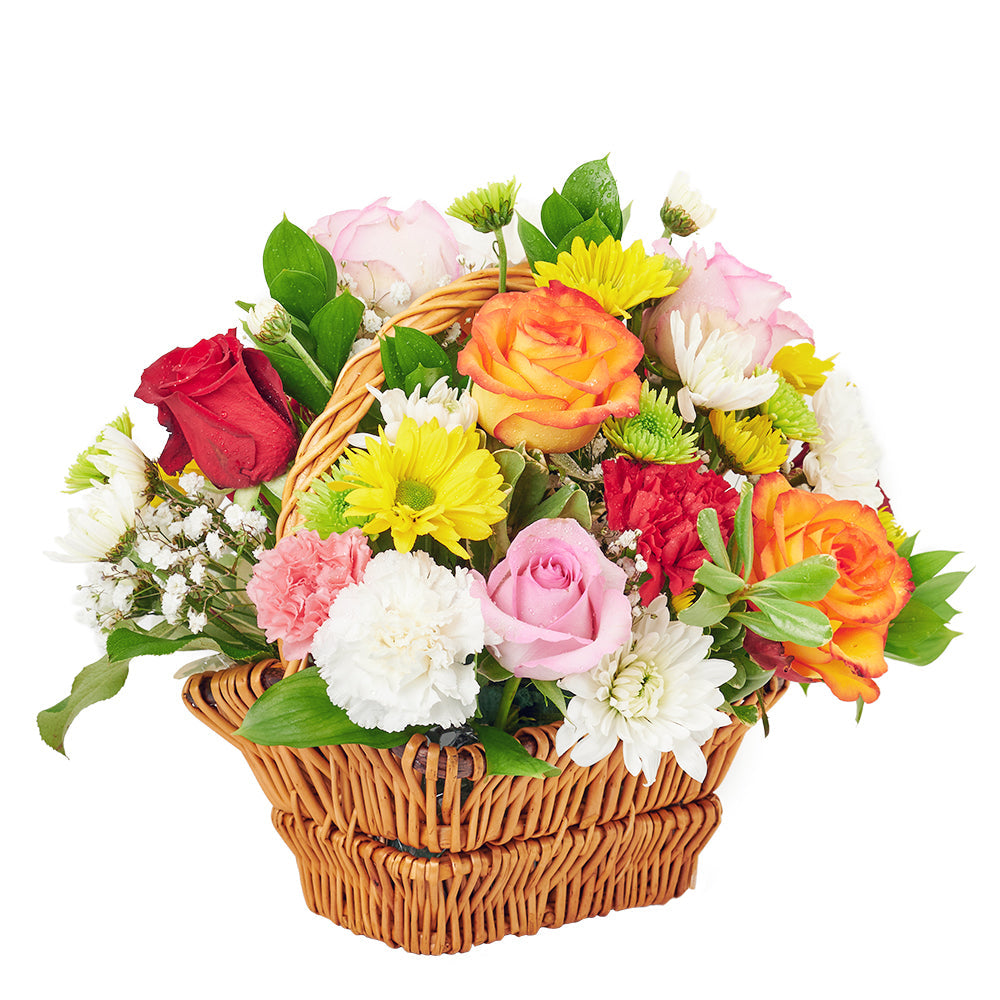 Bountiful Mixed Rose Arrangement – Floral Gifts – Connecticut delivery