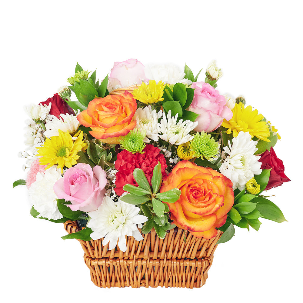 Bountiful Mixed Rose Arrangement – Floral Gifts – Connecticut delivery