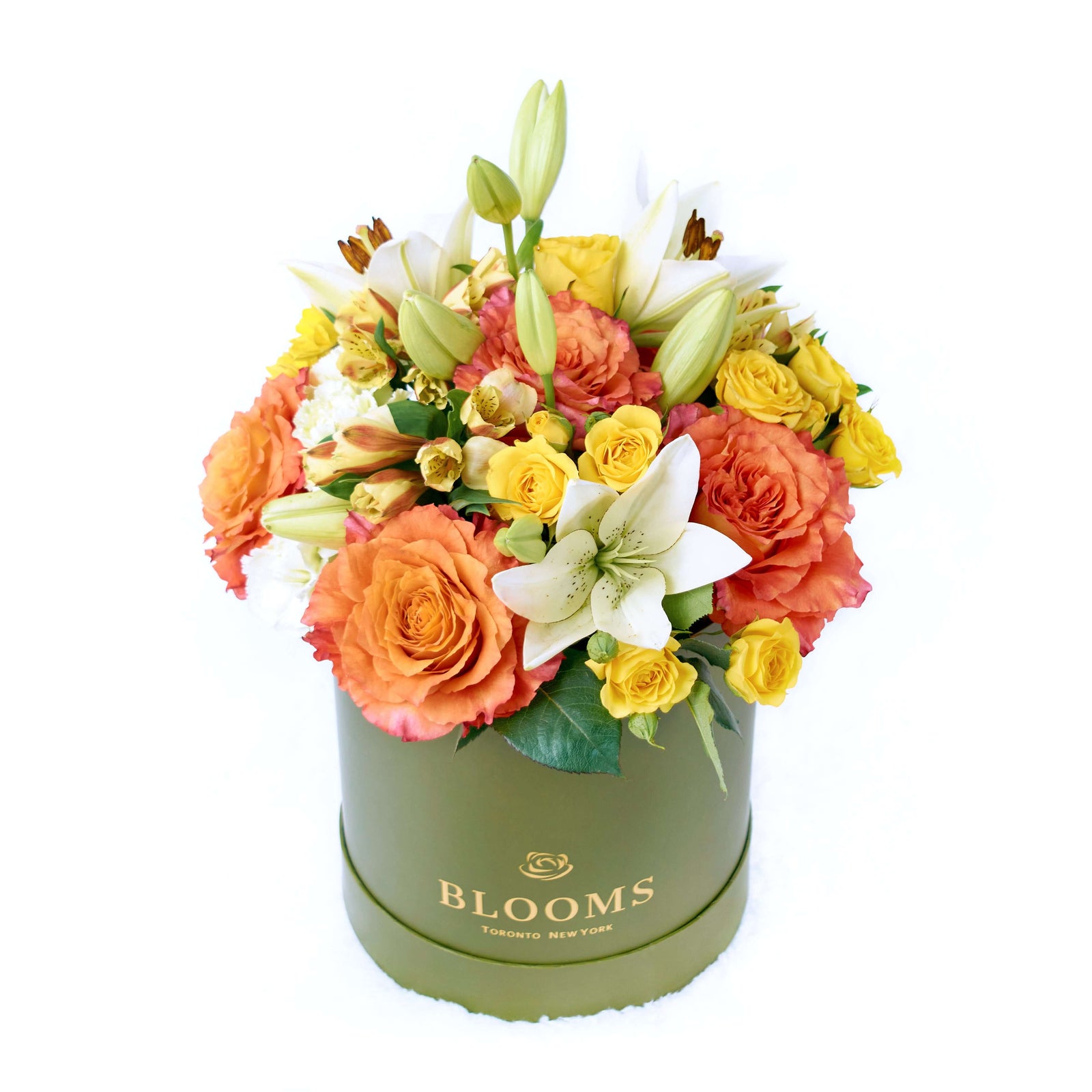 The Summer Glow Mixed Arrangement features a selection of beautiful roses, lilies, daisies, alstroemeria and carnations in a sleek designer box – ready to be delivered to your loved ones on any special occasion. Connecticut Delivery