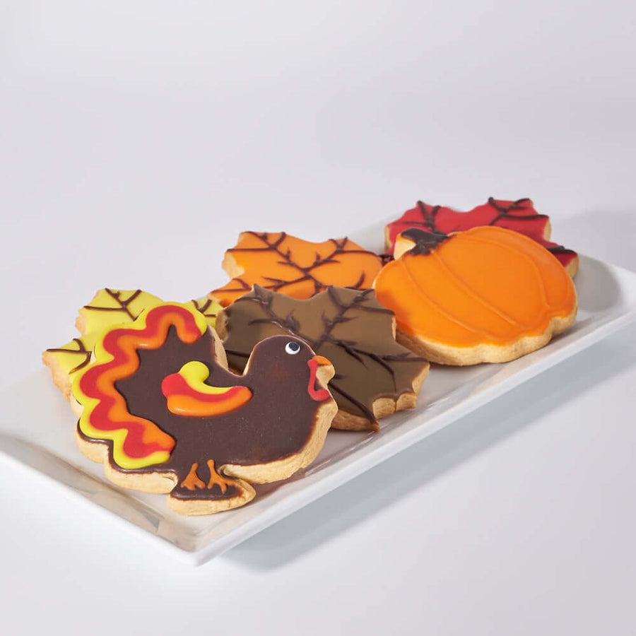 Assorted Fall Cookies, Baked Goods, Fall Cookies, Thanksgiving Cookies, Connecticut Delivery