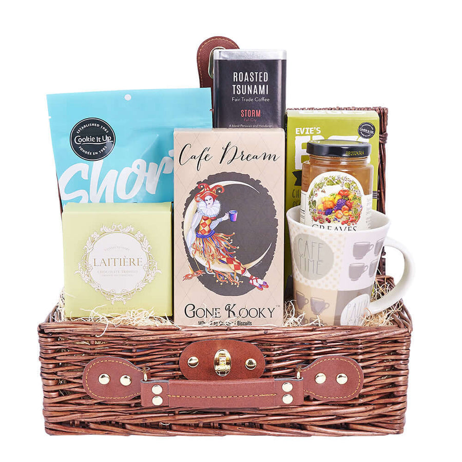 Bravely Bold Gourmet Coffee Gift Basket - Gourmet Gift Set - Connecticut Delivery