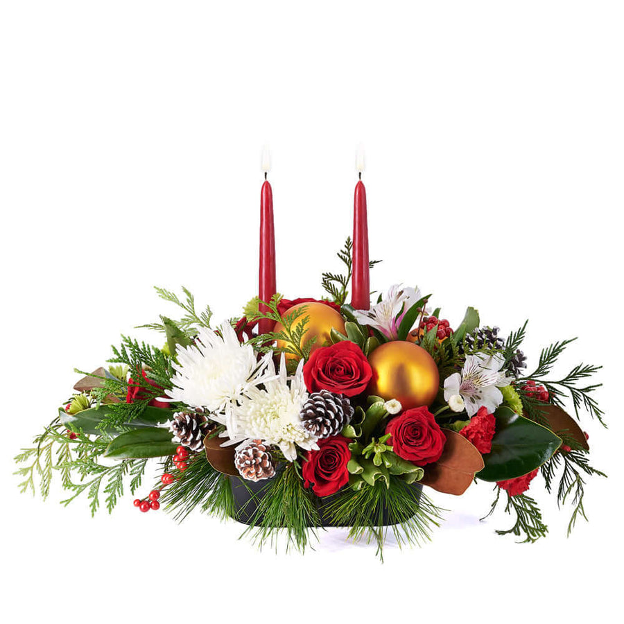 holiday, christmas, Mixed Floral Arrangement, Mix Floral Arrangement, Floral Arrangement, Set 24018-2021, holiday floral delivery, delivery holiday floral, christmas arrangement canada, canada christmas arrangement, Connecticut