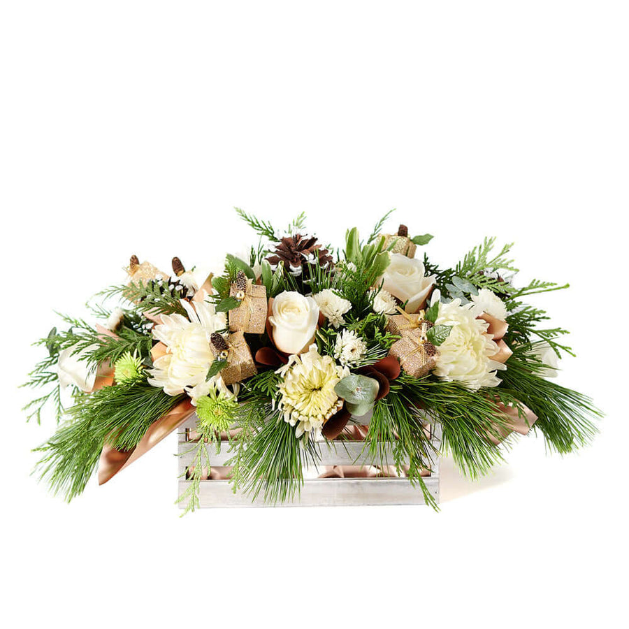 Mixed flower arrangement, Mixed Floral Arrangement, Mix Floral Arrangement, Flower Arrangement, Floral Gift, Floral Arrangement, holiday, christmas, Set 24007-2021, holiday flower delivery, delivery holiday flower, christmas floral Connecticut, Connecticut christmas floral, Connecticut