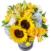 Crowning Glory Sunflower Arrangement, mixed flower assortment, sunflower assortment, sunflower arrangement delivery Connecticut, Connecticut
