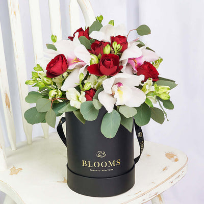 Graceful Orchid & Alstroemeria Box – Orchid Gifts– Connecticut delivery
