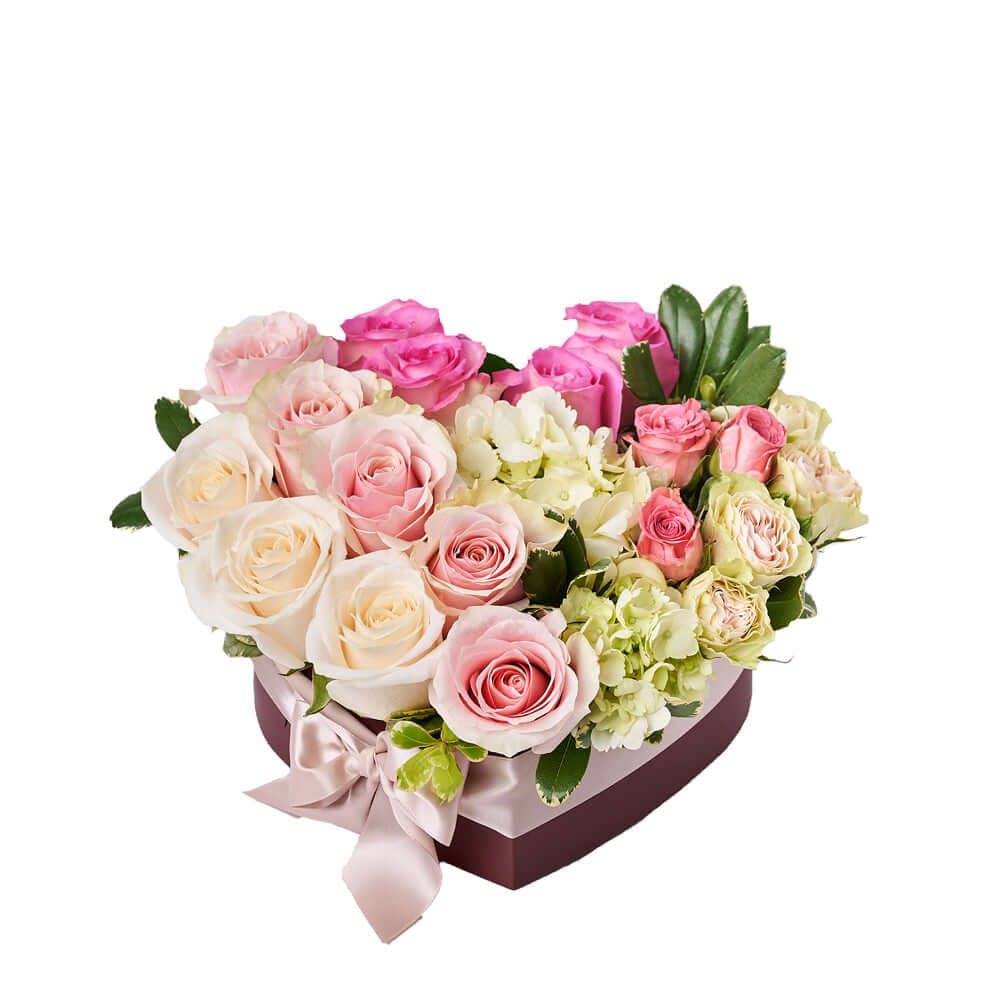 Heart of Roses Arrangement, gift baskets, floral gifts, mother's day gifts