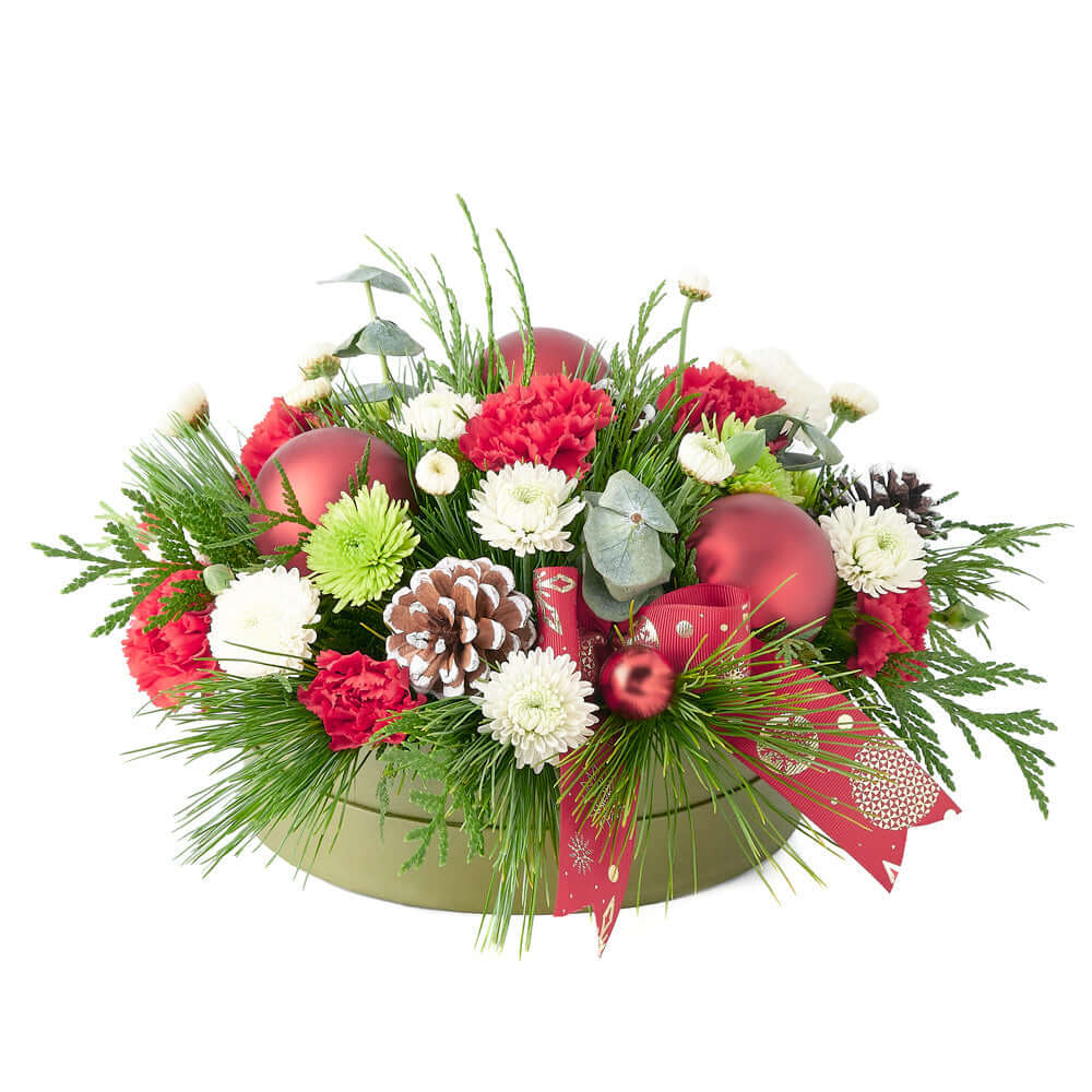 christmas, Flower Arrangement, Mixed Floral Arrangement, Floral Arrangement, holiday, Set 23955-2021, holiday floral arrangement delivery, delivery floral arrangement delivery, christmas flowers Connecticut , Connecticut christmas flowers, Connecticut