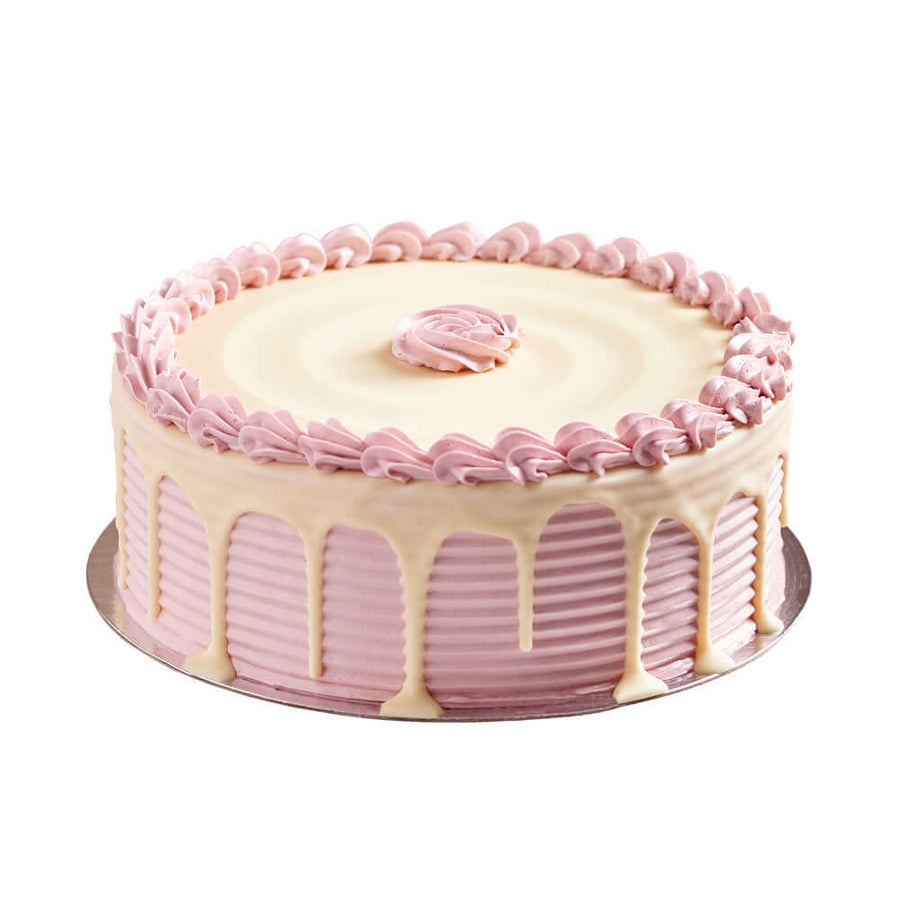 Large Vanilla Cake with Raspberry Buttercream - Baked Goods - Cake Gift - Connecticut Delivery
