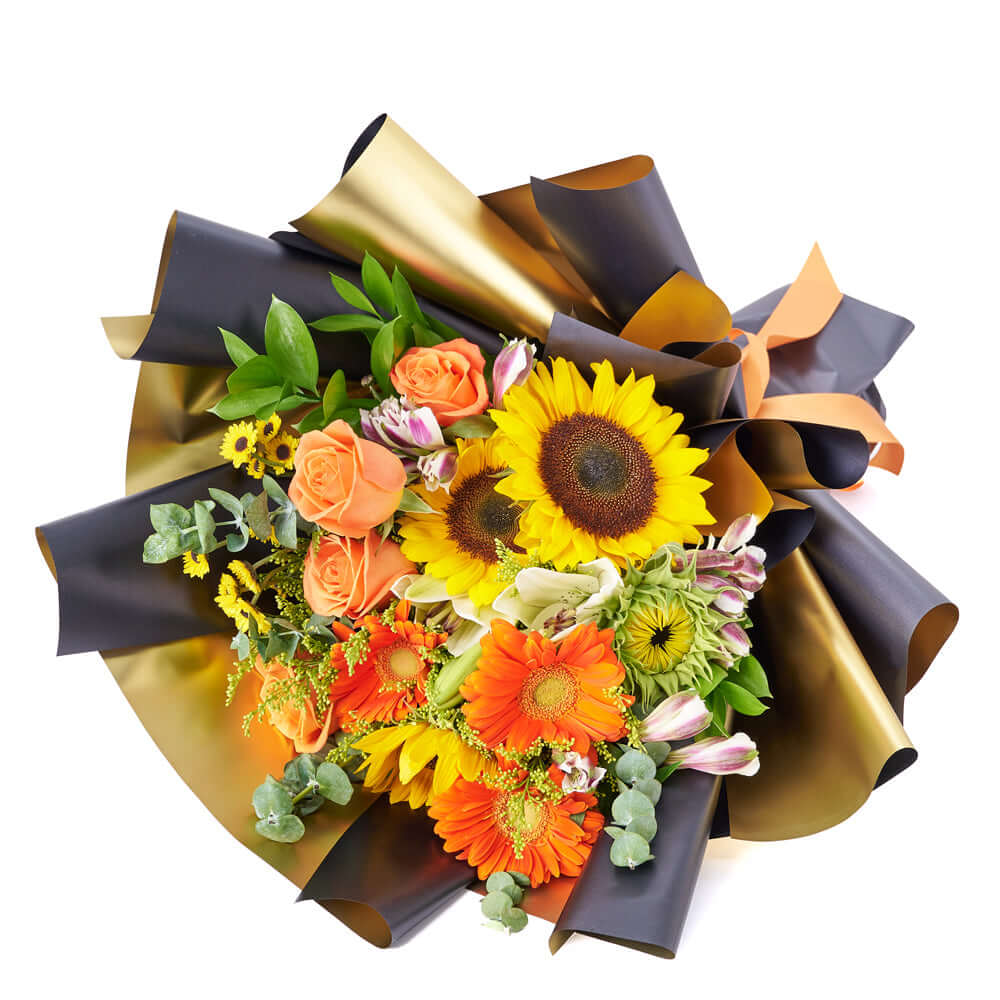 Let Your Life Shine Sunflower Bouquet - Connecticut Blooms - Connecticut flower delivery