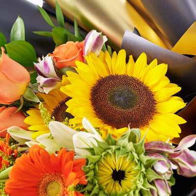 Let Your Life Shine Sunflower Bouquet - Connecticut Blooms - Connecticut flower delivery