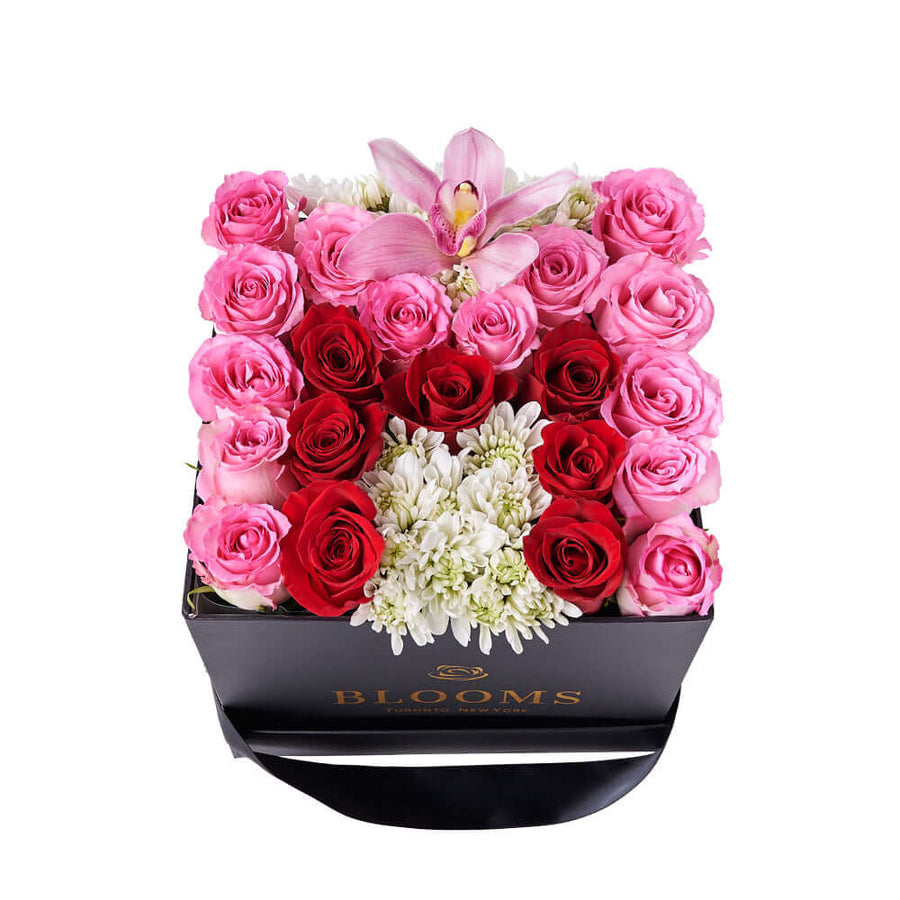 M is for Mom Floral Arrangement, gift baskets, floral gifts, mother’s day gifts. Connecticut Delivery