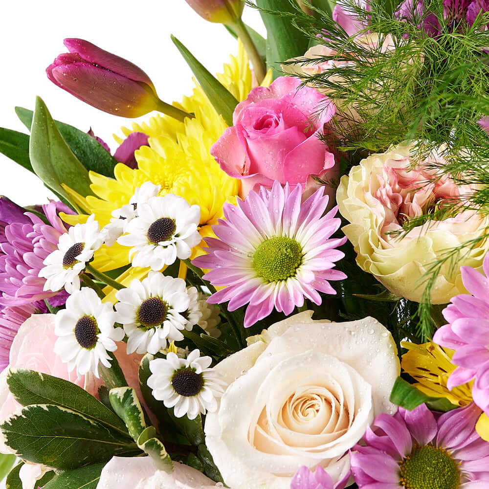Mother’s Day Mixed Spring Arrangement, gift baskets, floral gifts, mother’s day gifts. Connecticut Delivery