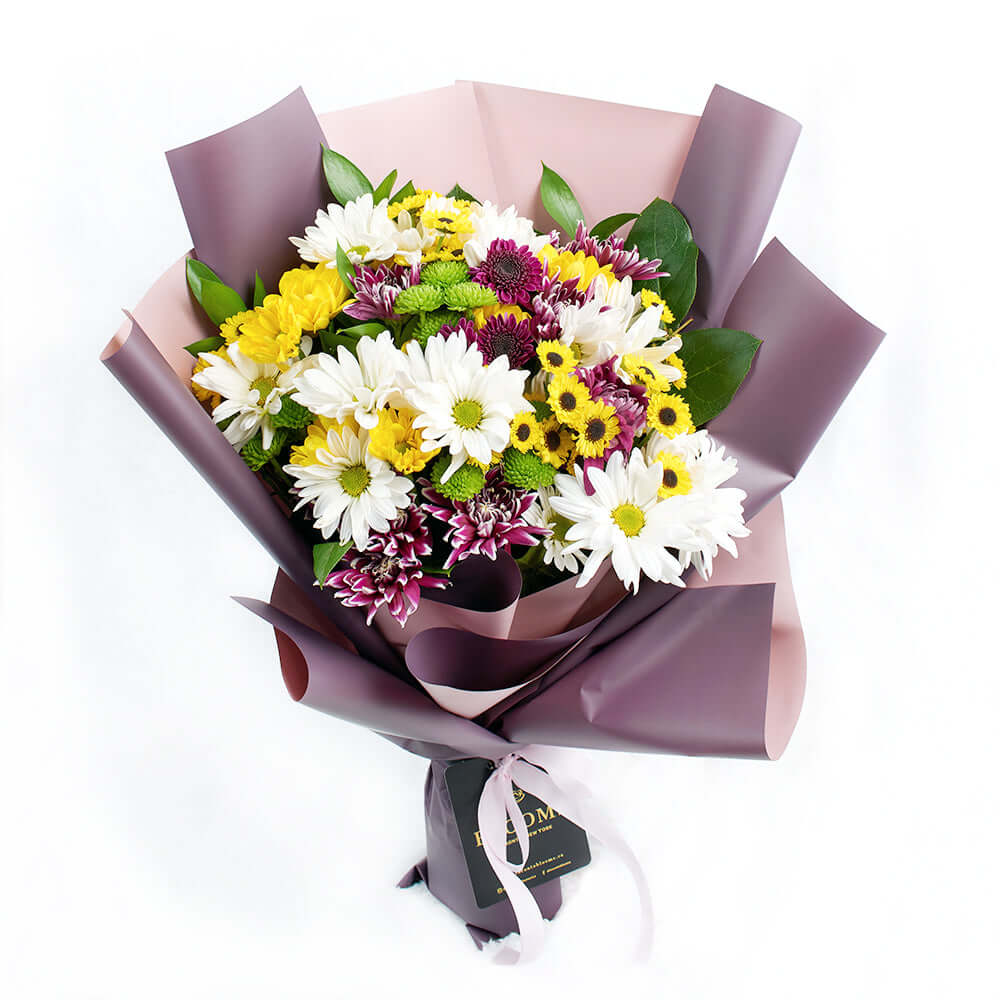 Mother's Day Wildflower Daisy Bouquet - Connecticut Delivery
