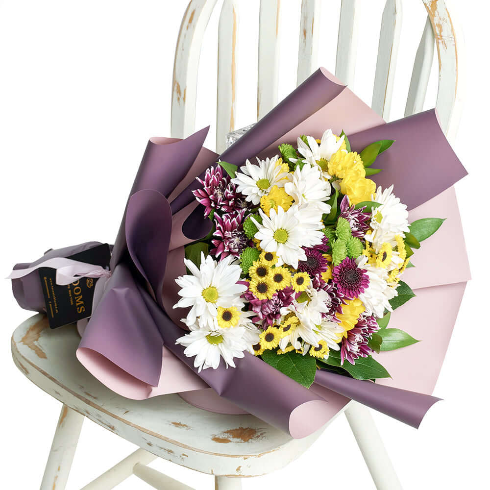 Mother's Day Wildflower Daisy Bouquet - Connecticut Delivery