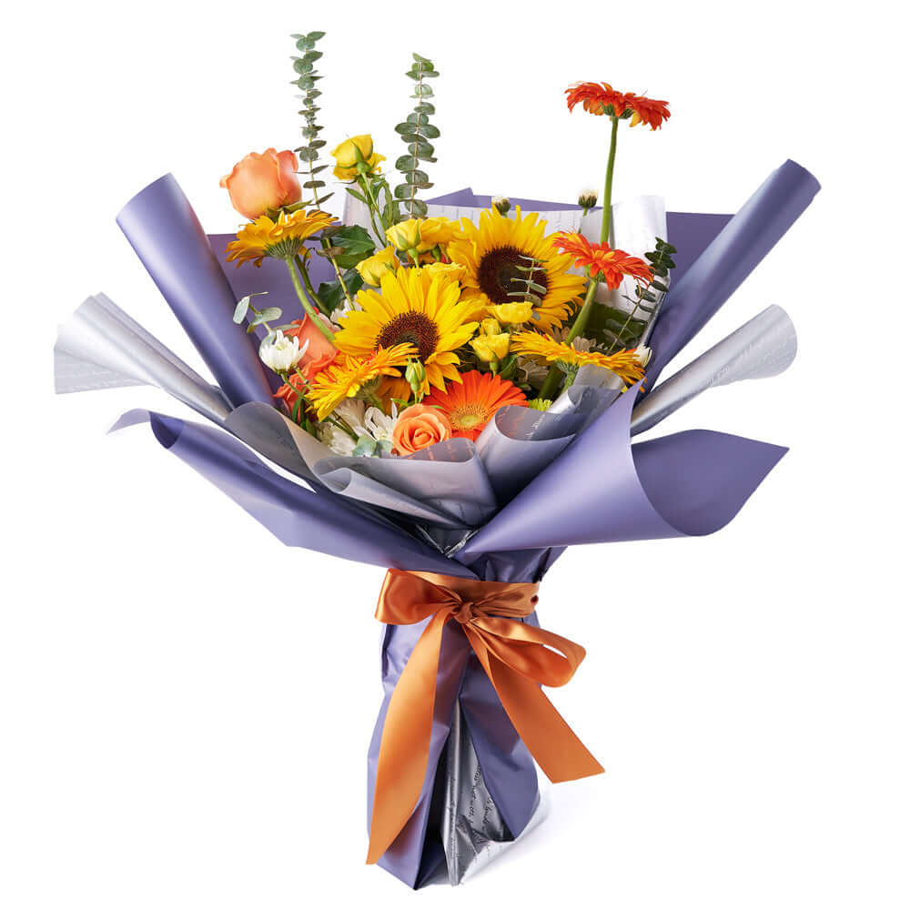 Ray of Hope Sunflower Bouquet, sunflower bouquet, assorted flowers bouquet, sunflowers, flowers, bouquet delivery Connecticut , Connecticut