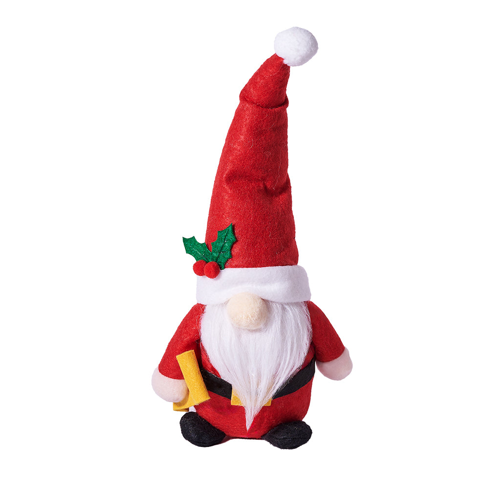 Plush Santa Claus Gift Basket – how the gift is presented