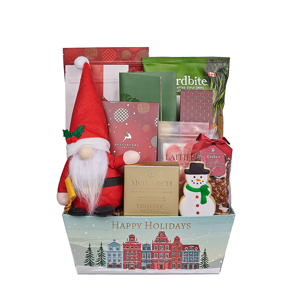 Santa's Delicious Holiday Treat Gift, christmas gift, christmas, chocolate gift, chocolate, cookie gift, cookie, Connecticut delivery