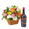 Spirits & Bountiful Mixed Rose Gift Set - Flower & Liquor Gift - Connecticut Delivery