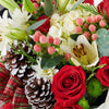 christmas, holiday, flowers, Mixed flower arrangement, Mixed Floral Arrangement, Mix Floral Arrangement, Flower Arrangement, Floral Gift, Floral Arrangement, Set 24021-2021, holiday arrangement delivery, delivery holiday arrangement, christmas flower box Connecticut, Connecticut christmas flower box, Connecticut Delivery