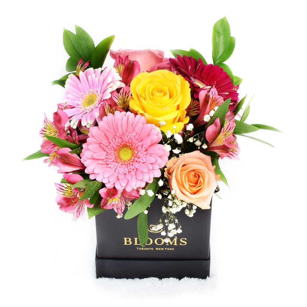 Touch of Spring Box Arrangement - Connecticut Delivery