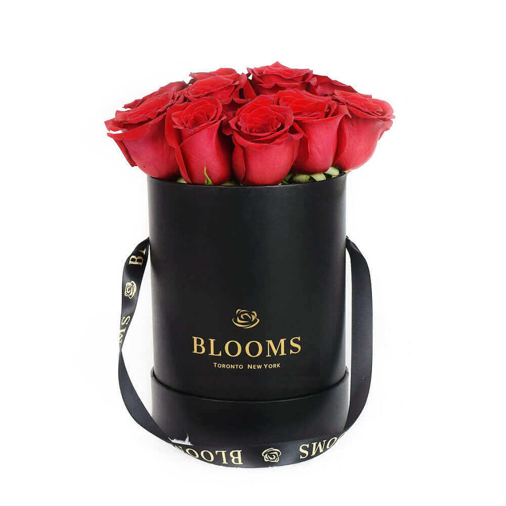 Valentine's Day 12 Red Rose Gift Box, Connecticut Flower Delivery