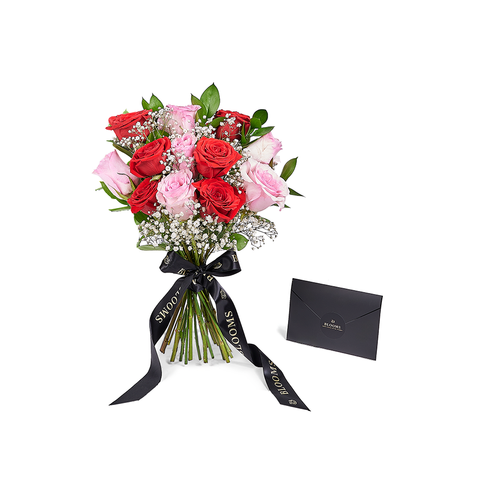 Valentine's Day Red and Pink Roses – how the gift is presented