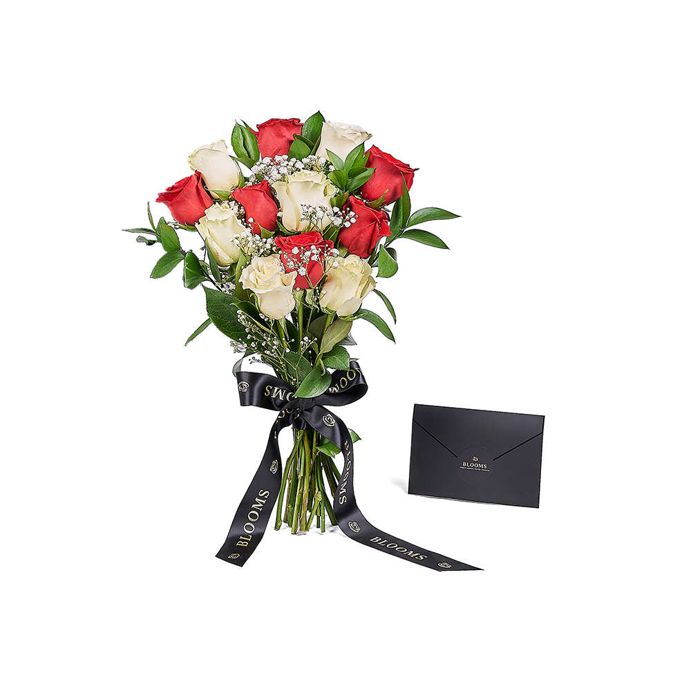 Valentine's Day Mixed Rose Gift – how the gift is presented