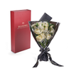 Valentine's Day 12 Stem White Rose Bouquet With Designer Box, Connecticut Flower Delivery, Valentine's Day gifts, roses.