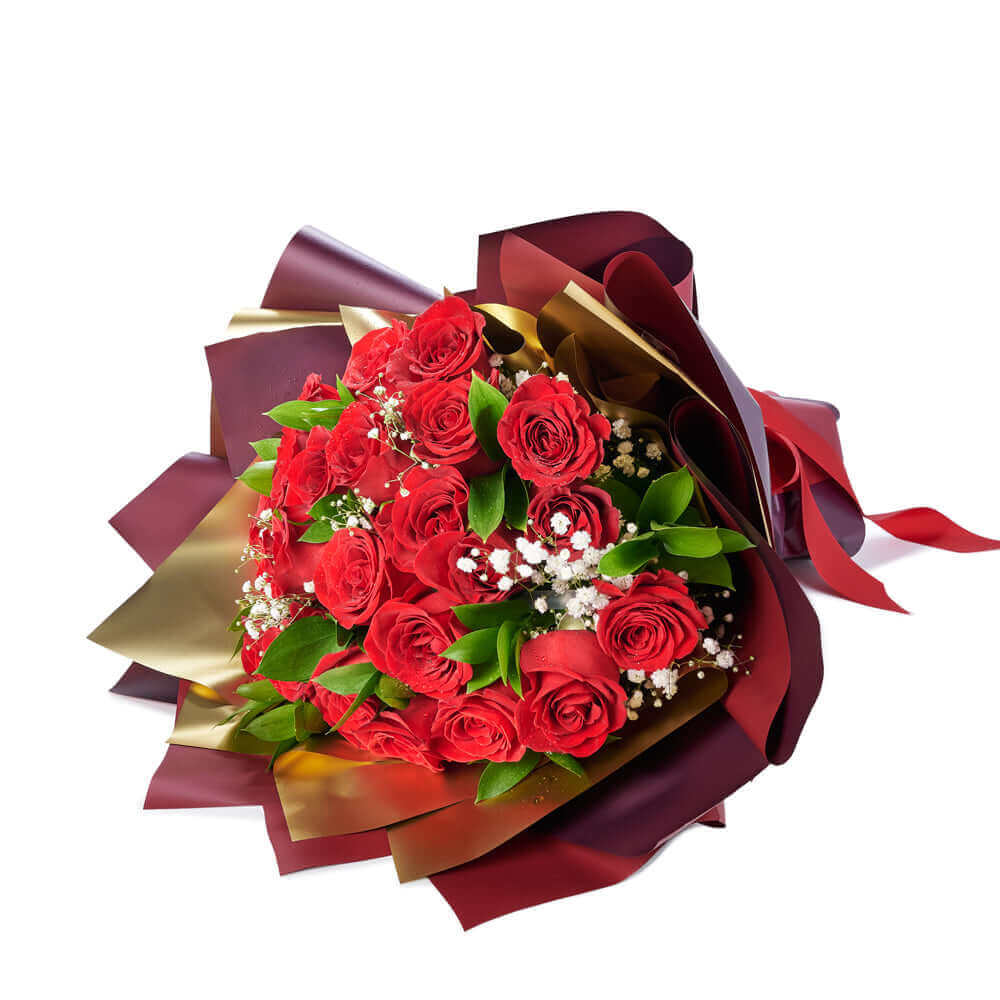 Valentine's Day 24 Red Roses Bouquet, roses, Valentine's day gifts, Connecticut Flower Delivery