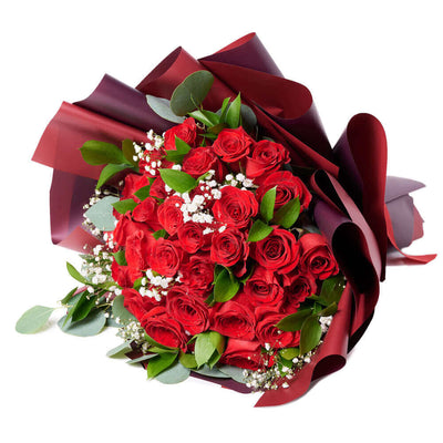 Valentine's Day 36 Red Roses Bouquet from Connecticut Blooms, give your sweetheart the gift they have been waiting for this Valentine’s Day.