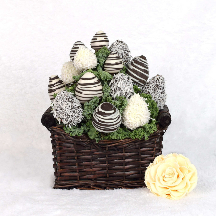 Valentine's Day Chocolate Dipped Strawberries Gift Basket, Connecticut Delivery