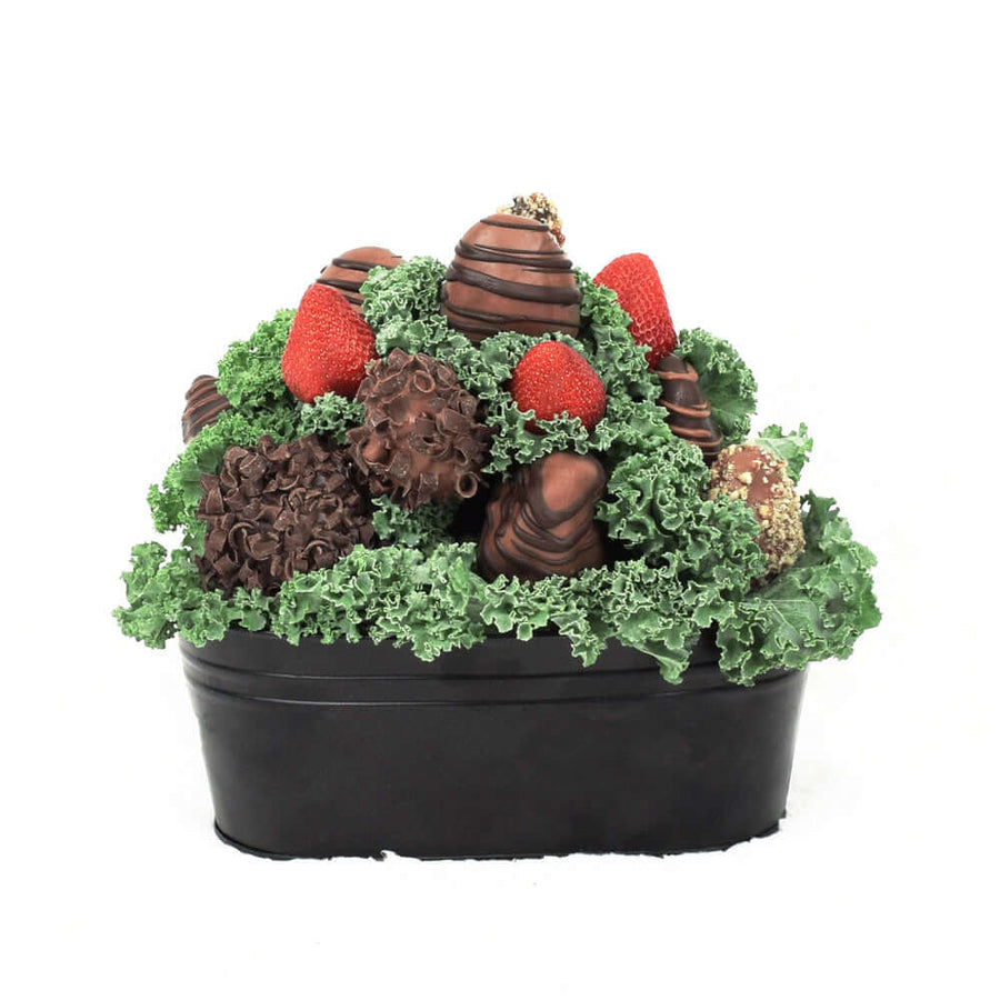 Valentine's Day Chocolate Dipped Strawberries Tin, Connecticut Delivery