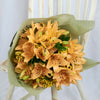 Amber Celebration Lily Bouquet from Connecticut Blooms - Flower Gift - Connecticut Delivery.