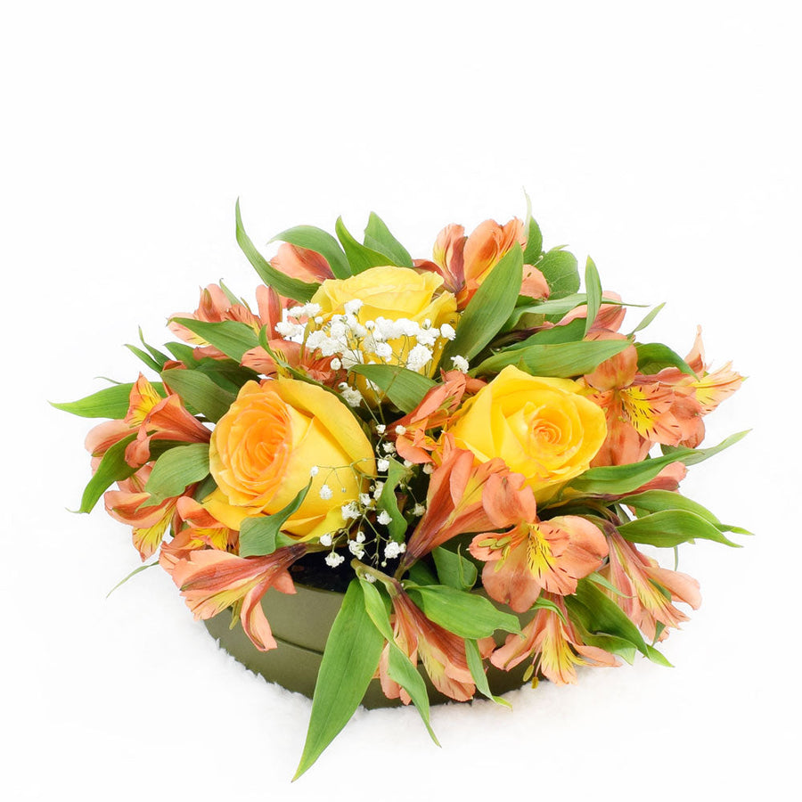 Autumnal Sunset Arrangement - Connecticut Delivery