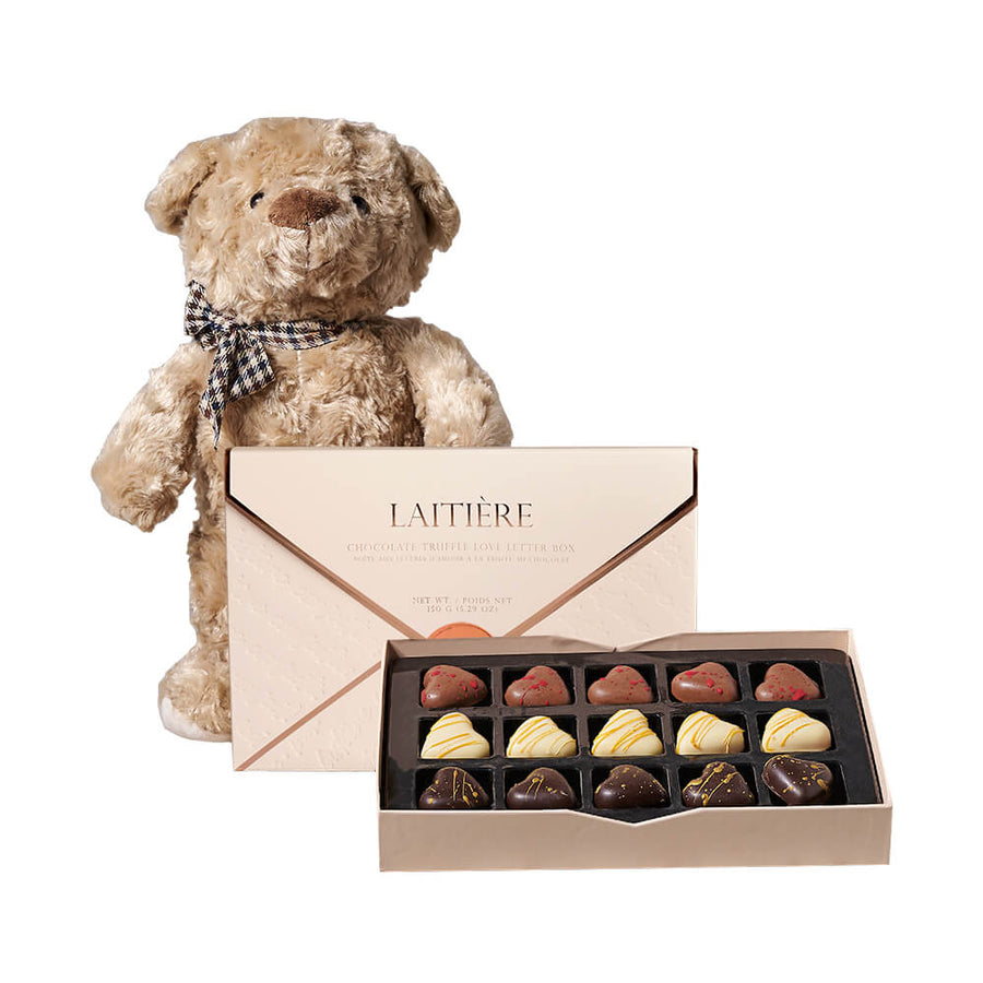 Bear & Love Letter Truffle Gift