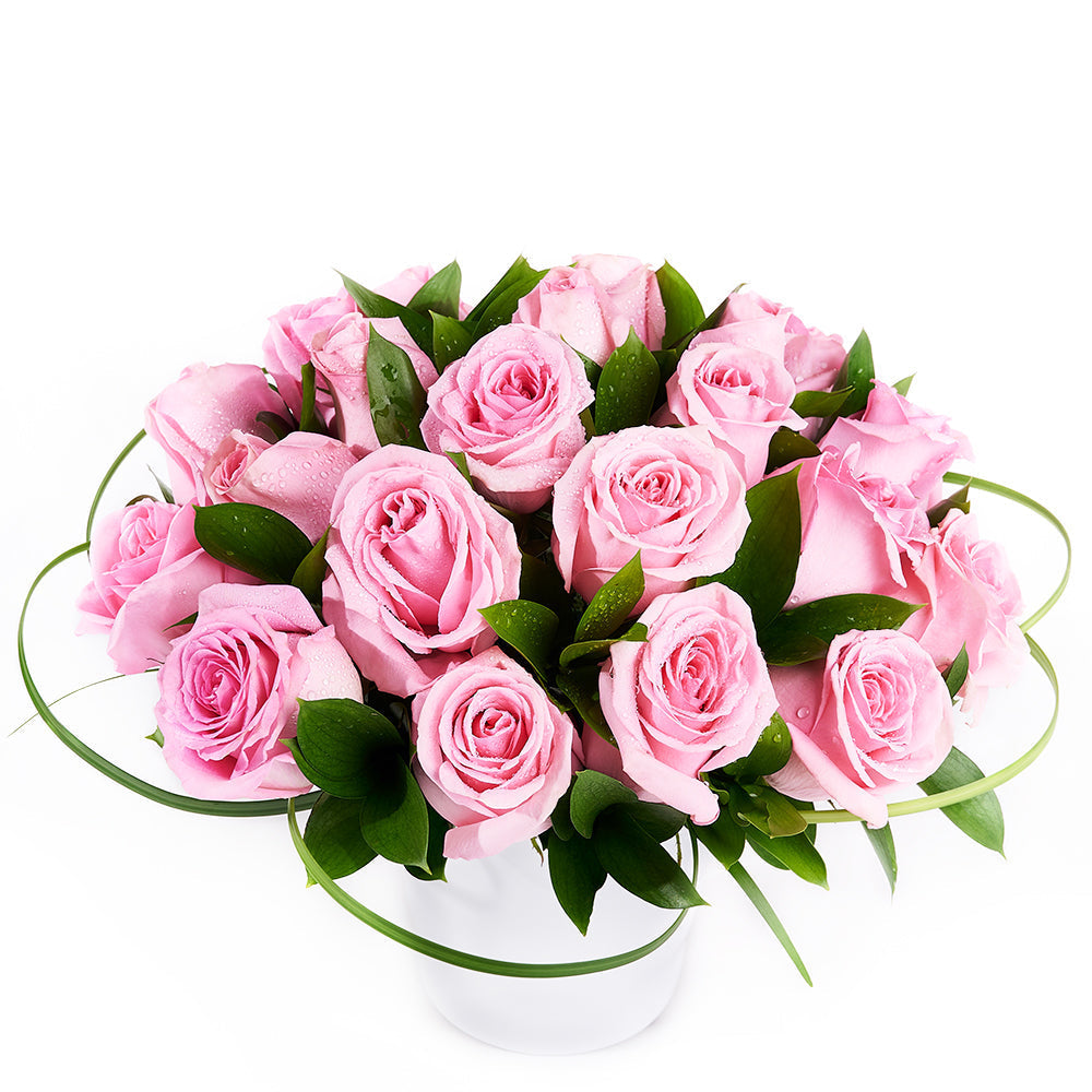 Blushing Rose Arrangement "“ Rose Gifts "“ Connecticut delivery