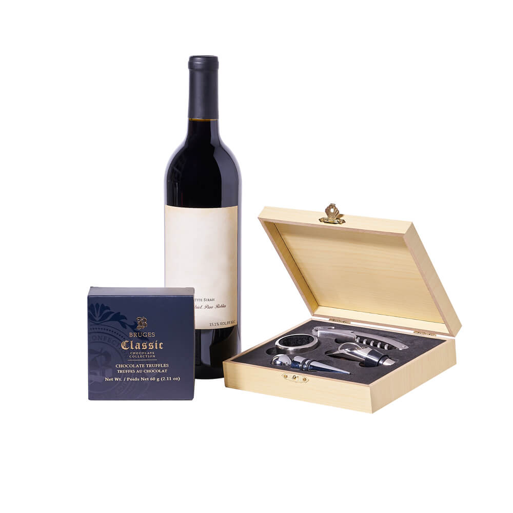 Enchanting Wine & Chocolate Gift, wine gift, wine, chocolate gift, chocolate,