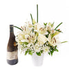 Everyday Luxury Flowers & Wine Gift - Flower Gift Set - Connecticut Delivery