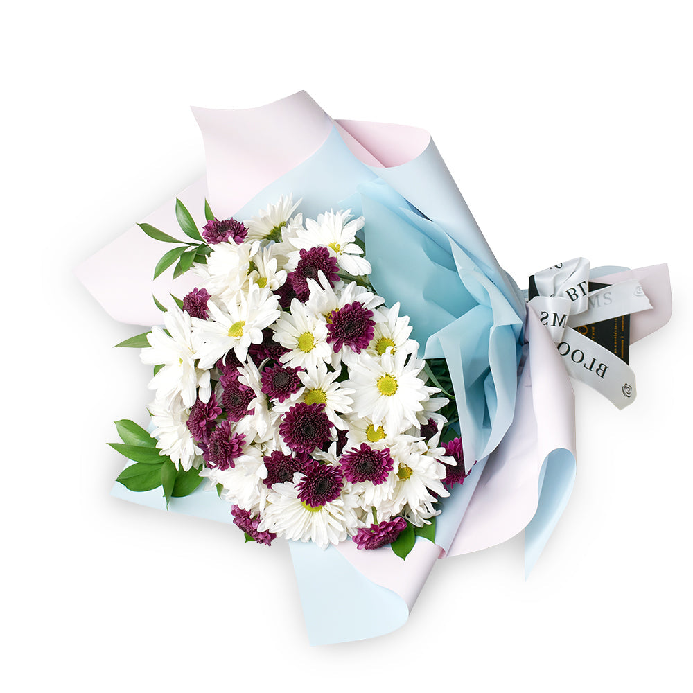 First Whisper of Spring Daisy Bouquet from Connecticut Blooms - Flower Gift - Connecticut Delivery.