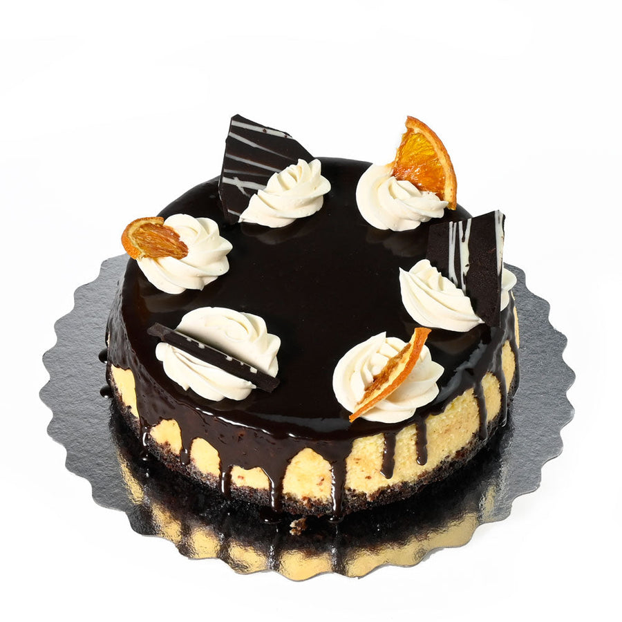Chocolate Grand Marnier Cheesecake from Connecticut Blooms - Cake Gift - Connecticut Delivery.