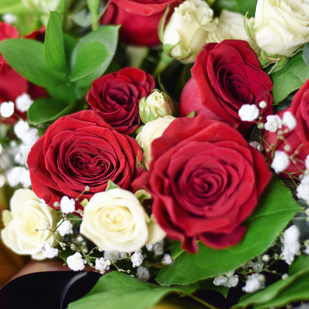 Harmony Mixed Rose Bouquet from Connecticut Blooms - Mixed Flower Gift - Connecticut Delivery.