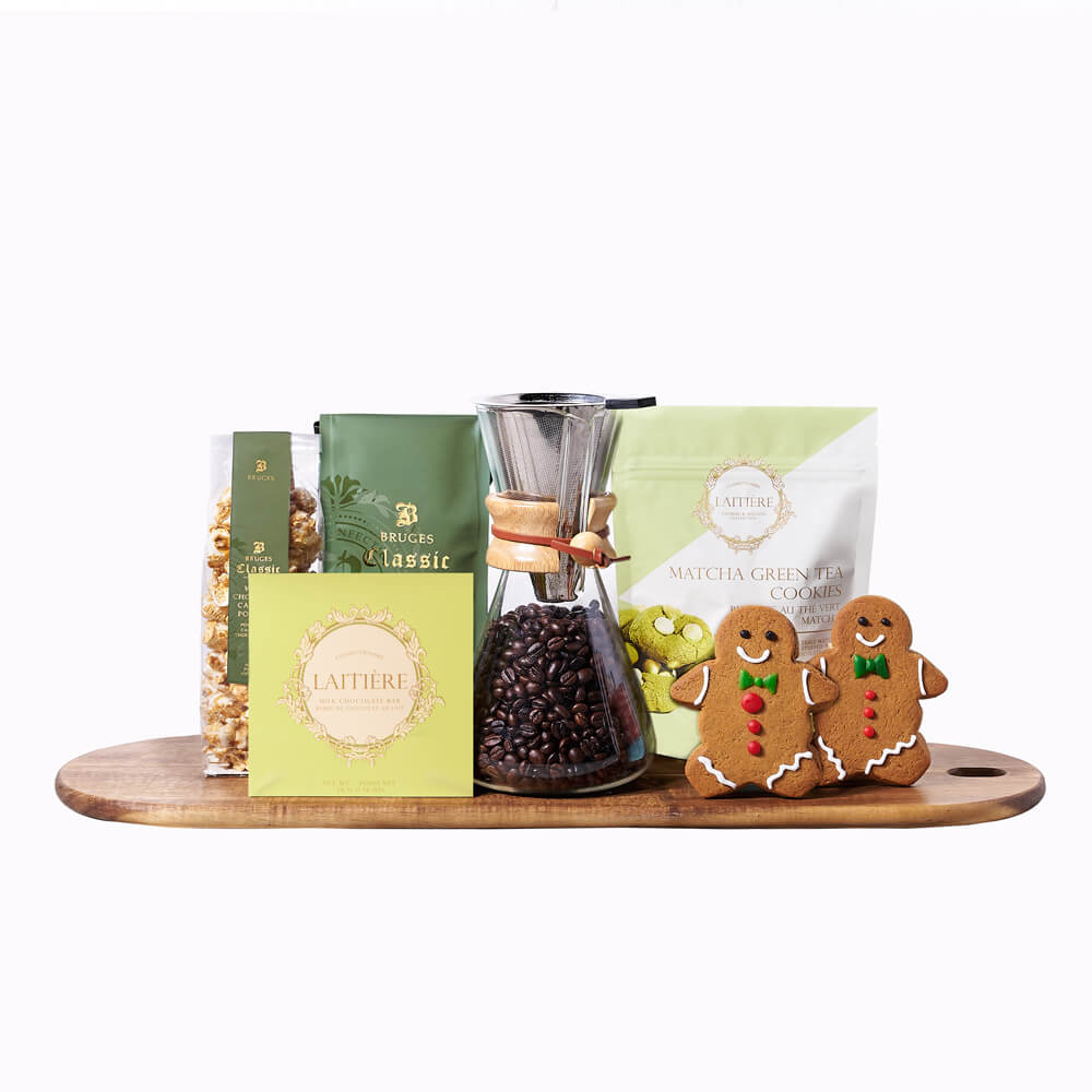 Coffee and Matcha Cookies Gift Set – how the gift is presented