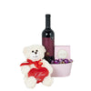 "I Love You" Wine Gift Basket - Wine Gift Basket - Connecticut Delivery