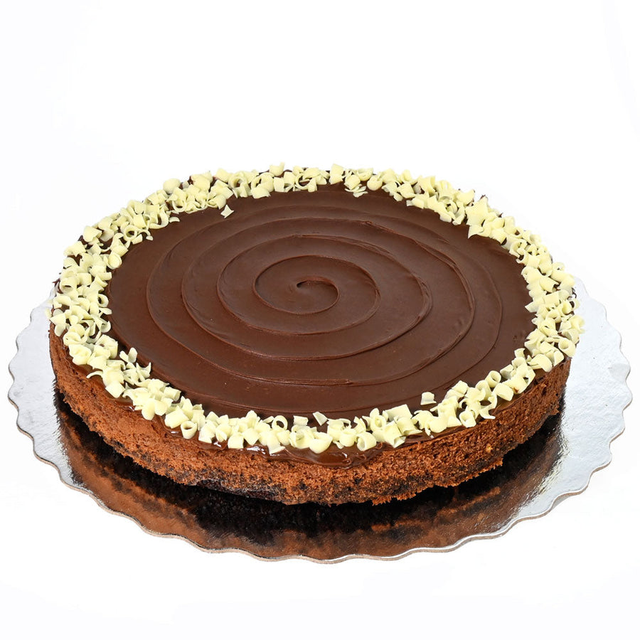 Large Chocolate Cheesecake With Hazelnut Spread - Baked Goods - Cake Gift - Connecticut Delivery