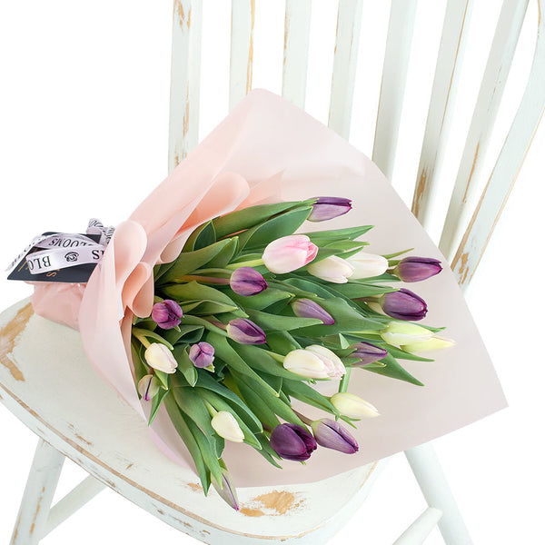 Tulip Gifts Lilac Dreams Tulip Bouquet Connecticut Delivery