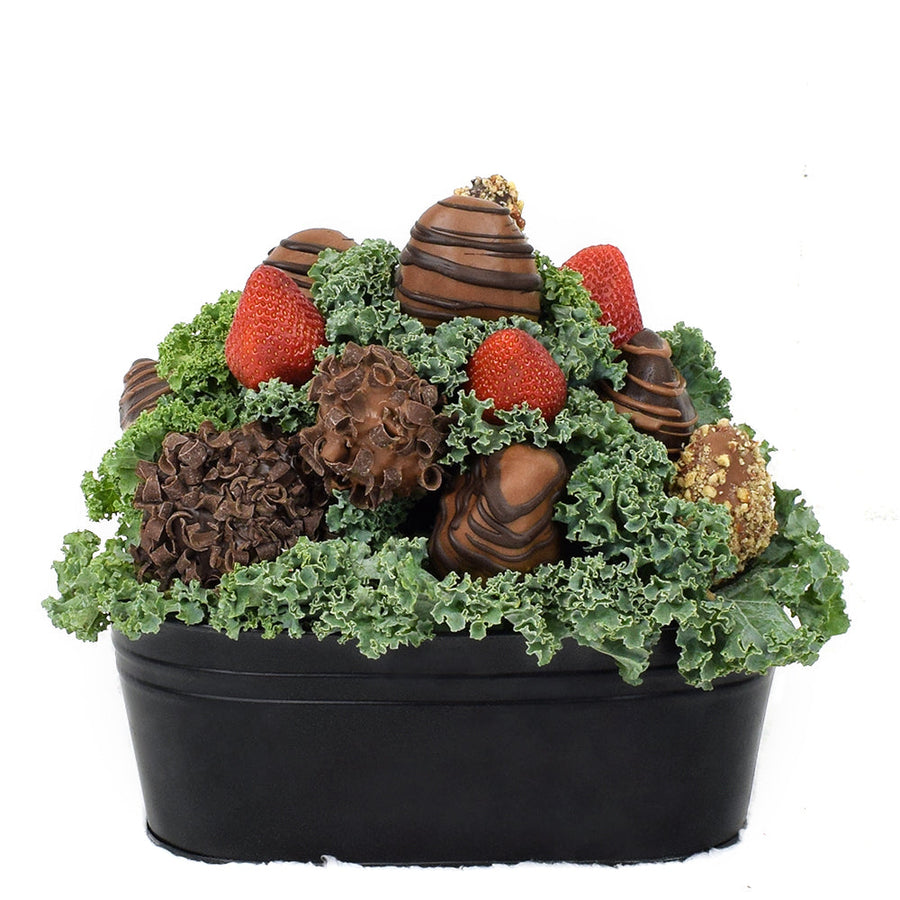 Mother’s Day 12 Chocolate Covered Strawberry Gift Tin – Mother’s Day Gifts – Connecticut delivery